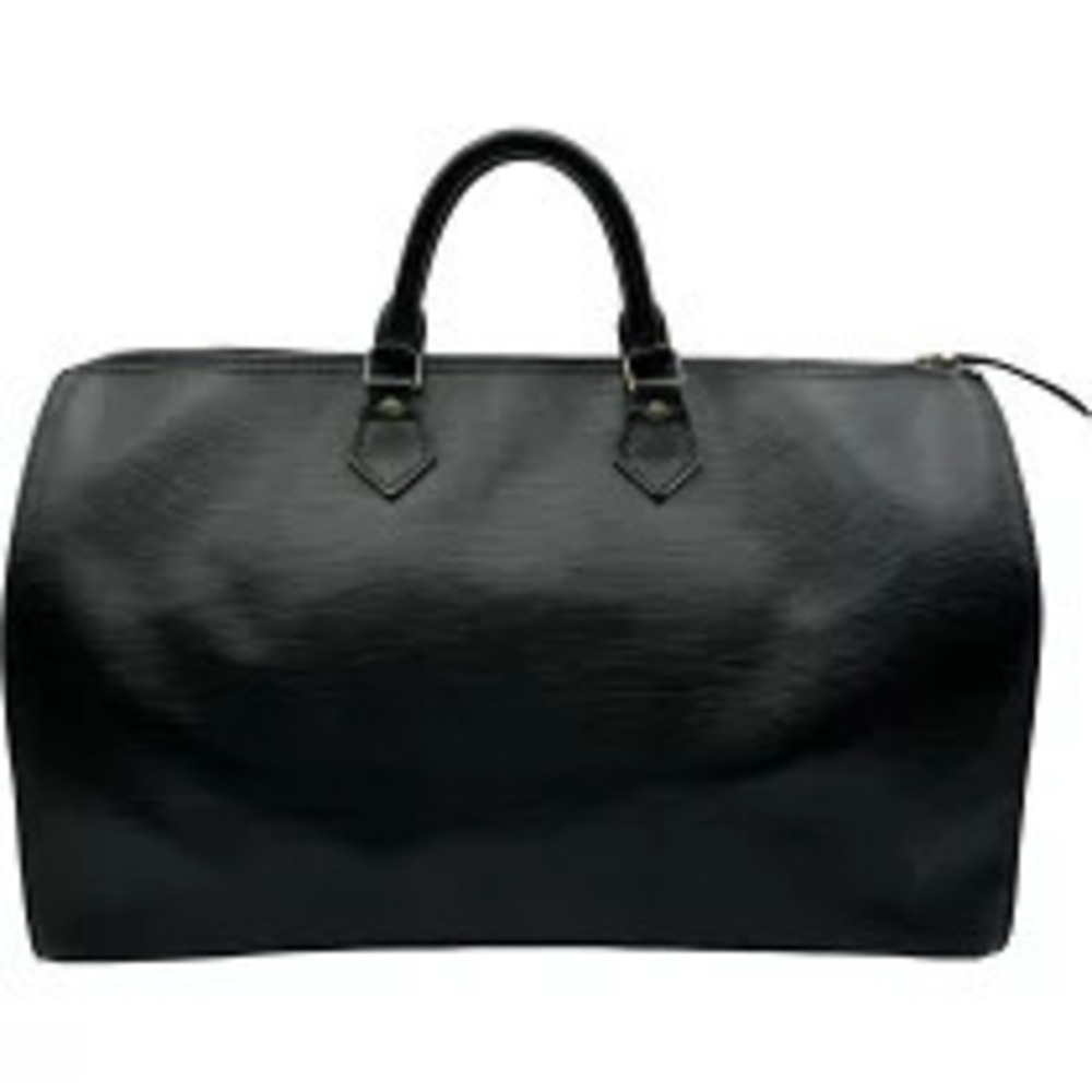 Louis Vuitton Speedy Noir Black Epi Leather Boston Bag